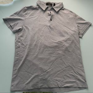 Theory blue collared polo t shirt xs